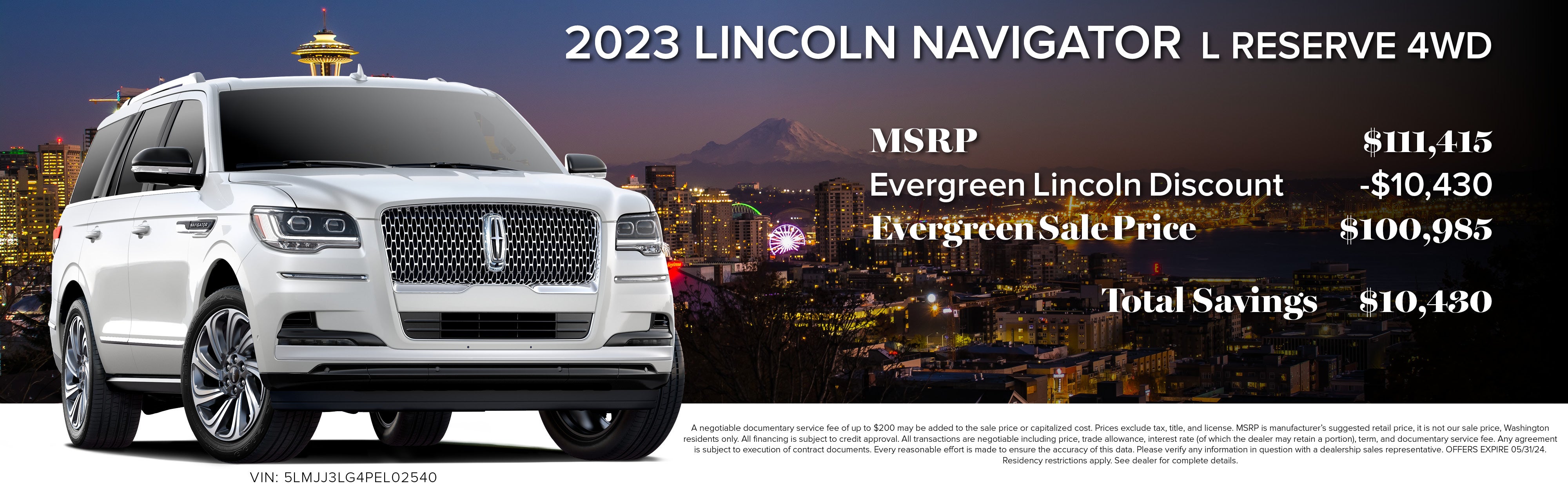 2023 Lincoln Navigator L Reserve 4WD